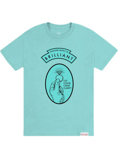 DIAMOND T-Shirts Brilliant Tee - ΜΠΛΕ