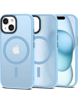 Tech-Protect MagMat MagSafe Θήκη (iPhone 15) Matte Sky Blue