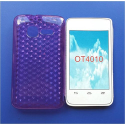 Θήκη TPU Gel Diamond για Alcatel One Touch T΄POP OT4010D Μώβ OEM