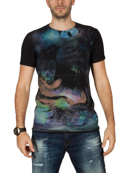 Rude is cool ανδρικό t-shirt Space cat rm-3052