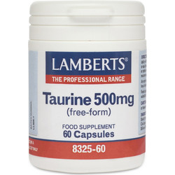 Lamberts Taurine 500mg 60 Κάψουλες