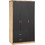 HomeMarkt Τρίφυλλη Ντουλάπα Ρούχων Caesar Sonoma 89x42.5x181cm HM340.04