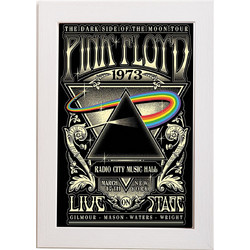 Αφίσα , Pyramid Poster, Pink Floyd (1973) 61x91,5εκ Κορνίζα Ξύλινη Σε 10 Χρώματα Με Ακρυλικό Τζάμι Άθραυστο K29+PP35021