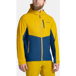 Kilpi Αθλητικό Ανδρικό Μπουφάν Χειμωνιάτικο Softshell Αδιάβροχο Κίτρινο TM0104KI-GLD