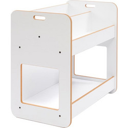Ραφιέρα Dovere pakoworld λευκό mdf 56x34x55εκ