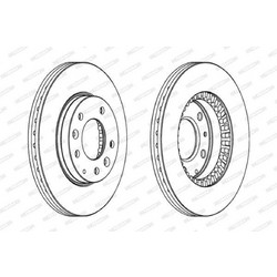 FERODO PREMIER DDF1278C Δισκόπλακα