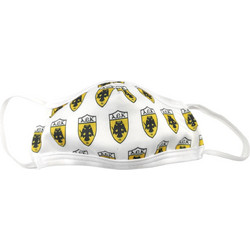 Multi Purpose Fabric Protective Mask for Children Υφασμάτινη Μάσκα Προστασίας Πολλαπλών Χρήσεων για Παιδιά σε Διάφορα Σχέδια & Χρώματα 1 Τεμάχιο - Α.Ε.Κ. Λευκή