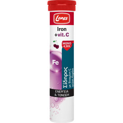 Lanes Iron & Vitamin C 20 Αναβράζοντα Δισκία