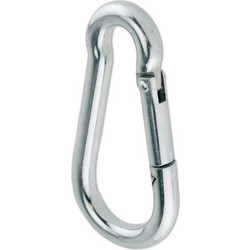 Γάντζος ασφαλείας χρωμίου 6X60mm