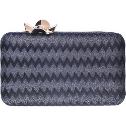 4Queens Τσαντάκι Clutch Anthracite 18x11x3cm