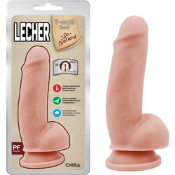 Chisa Novelties Lecher Ρεαλιστικό Dildo με Βεντούζα & Όρχεις 18cm Flesh