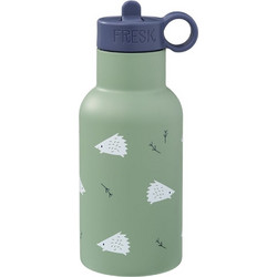 Fresk Hedgehog Παιδικό Μπουκάλι Θερμός Ανοξείδωτο BPA Free με Καλαμάκι Πράσινο Mint 350ml