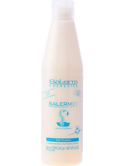 Salerm 21 Silk Protein Leave In Conditioner Κρέμα για Ταλαιπωρημένα Μαλλιά 250ml