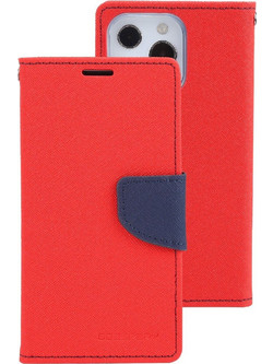 Mercury Fancy Diary Book Red / Blue (iPhone 13 Pro Max)