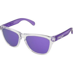Oakley OJ9009 03 Γυαλιά Ηλίου Τετράγωνα Κοκάλινα Διαφανή με Μωβ Καθρέπτη Φακό