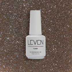Leven Flash 02 Glitter Ημιμόνιμο Βερνίκι Νυχιών 15ml