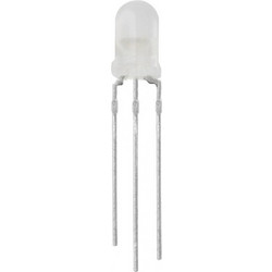 LED 5mm ΔΙΧΡΩΜΟ ΠΡΑΣΙΝΟ/ΚΙΤΡΙΝΟ 150/60mcd 24/24 3PINS BULK 59GYC KGB Τεμάχια:100 01.020.0047