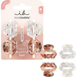 AMBITAS Invisibobble Clipstar Petit Bijoux Μίνι Κλάμερ 4 Τεμάχια