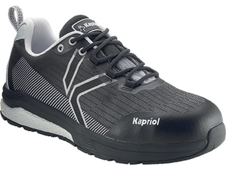 Kapriol Airise Knit Αθλητικά Παπούτσια Ασφαλείας S1 Αδιάβροχα Μαύρα Γκρι
