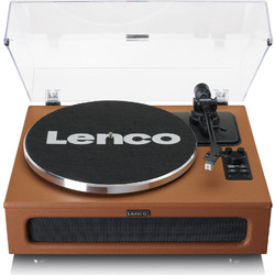 Lenco LS-430 Πικάπ με Ηχεία & Προενίσχυση Bluetooth Brown