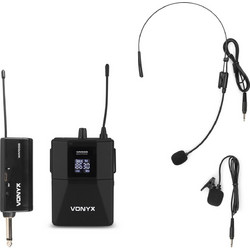 Vonyx WM55 Σετ 2 Χειλόφωνα Πέτου 6.35mm
