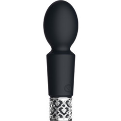 Royal Gems Brilliant Wand Mini Δονητής Μασάζ 10cm Μαύρος