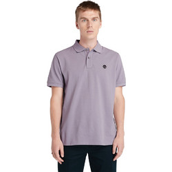 Timberland Ανδρική Μπλούζα Polo Κοντομάνικη Λιλά TB0A26N4EG7