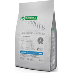 Nature's Protection Superior Care White Dog Herring Grain Free Adult Mini 1.5kg