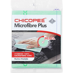 Πανί μικροϊνών 1/4 Fold 34x40cm 5 τεμάχια Πράσινο CHICOPEE Microfibre Plus 74724