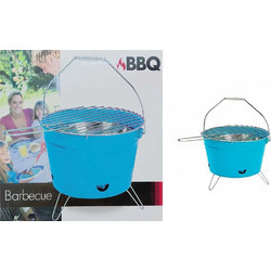 BBQ Barbecue Φορητή Ψησταριά 032317b - Blue