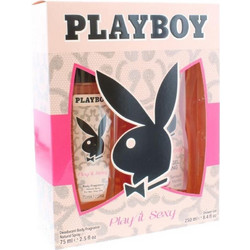 Playboy Play it sexy set Deodorant body fragrance 75ml & shower gel 250ml