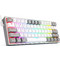 Redragon K617 Fizz Μηχανικό Gaming Πληκτρολόγιο 60% με Custom Red Διακόπτες RGB White Grey Redragon K617 Fizz Μηχανικό Gaming Πληκτρολόγιο 60% με Custom Red Διακόπτες RGB White Grey
