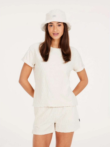 Protest PRTTERRY Women΄s Cotton T-shirt - White - Relaxed fit