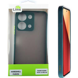 Lime Θηκη Xiaomi Redmi Note 13 Pro 4G 6.67'' Hardshell Fusion Full Camera Protection Green With Yellow KEYS