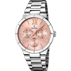 Festina Γυναικείο Ρολόι με Ασημί Μεταλλικό Μπρασελέ F16716/3