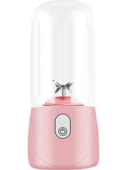 Μπλέντερ Ροζ 300ml Portable Juicer Cup