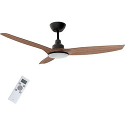 Life Apeliotes Nature 221-0401 Ανεμιστήρας Οροφής 132cm 31W με Φως & Τηλεχειριστήριο Μαύρος Καφέ