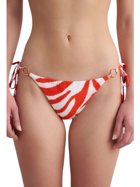 Sugarfree Bikini Slip Animal Print Λευκό Κόκκινο 24802200-622