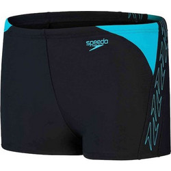 Speedo HyperBoom Splice Αθλητικό Παιδικό Μαγιό Boxer για Αγόρι Μαύρο 8003150-15176