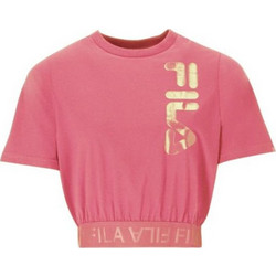 Fila Paisley Γυναικείο Αθλητικό Crop Top Κοραλί F21WA018-676