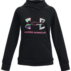Under Armour Rival Παιδικό Φούτερ με Κουκούλα Μαύρο 1373127-001
