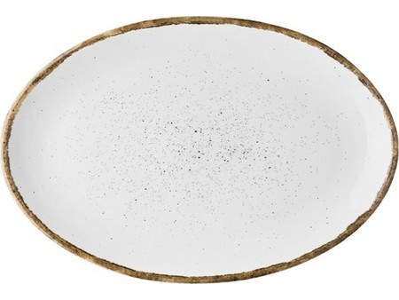 Lukanda Πιάτο Ρηχό Πορσελάνης Λευκό 25x25cm 360W-OP-25