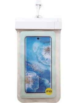 iNOS Waterproof Θήκη για Smartphones έως 6.9'' Διάφανο-Λευκό