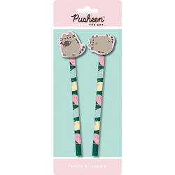 Σετ μολύβια+σβήστρες Pack x2 Pencils with Pusheen Botanical eraser - SR73923