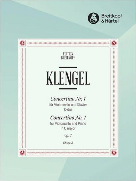 KLENGER CONCERTINO No.1 IN C MAJOR Op.7 - BREITKOPF EDITION - Φίλιππος Νάκας Μουσικός Οίκος - Μαλακό εξώφυλλο