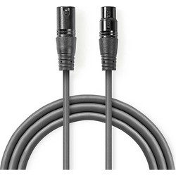 Καλώδιο Nedis XLR M/F Black 3m (COTH15010GY30)
