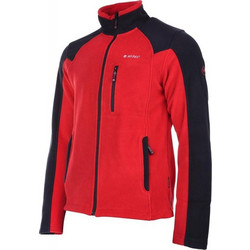 Hi-Tec Ανδρική Ζακέτα Fleece με Φερμουάρ Κόκκινη 92800047884