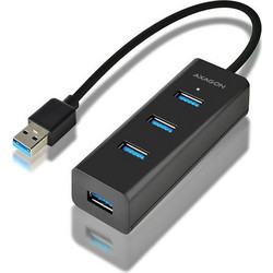 Axagon HUE-S2BL 0.3m USB Hub 3.0 USB-A με 4 Θύρες USB-A