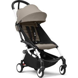 Stokke Yoyo Καρότσι Μωρού Μπαστούνι White Taupe
