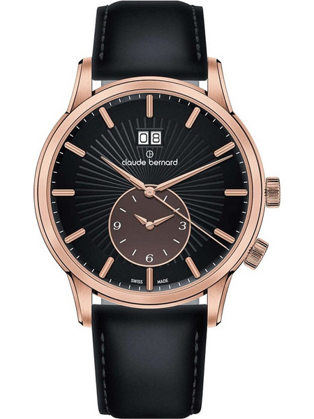 Claude Bernard Classic Ανδρικό Ρολόι με Μαύρο Δερμάτινο Λουράκι 62007-37R-NIBRR